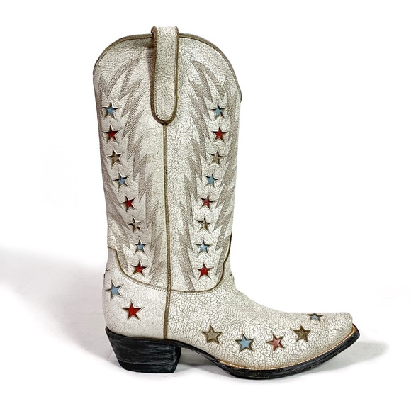 Old Gringo Legacy White Star Western Boots - Picture 2 of 7